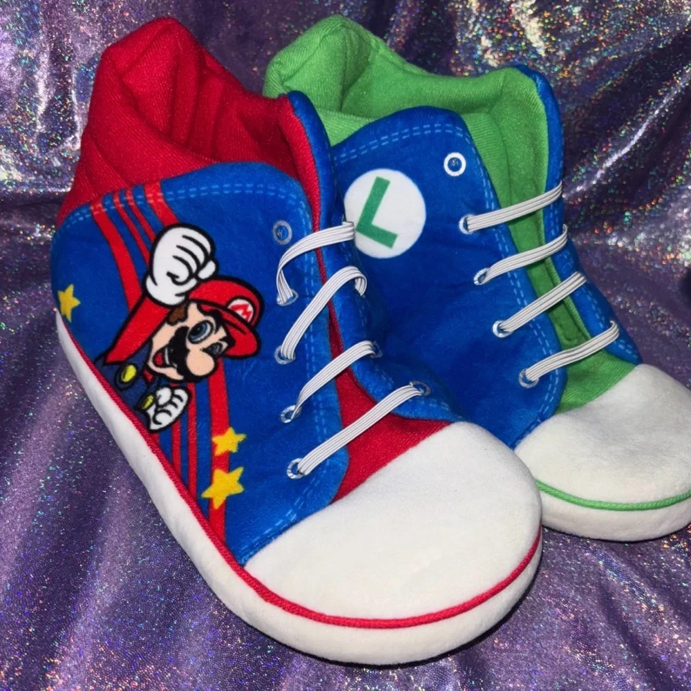 Mario & Luigi Sneaker Slippers